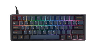 DUCKY Gaming tipkovnica One 3 Pro Mini Nazca Line, mehanička, 8.000 Hz, Hot Swap, RGB - Cherry MX2A Speed Silver, ANSI (US) - DKON2361ST-CPUSPTCHNAZ001