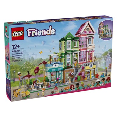 LEGO Friends Stanovi i trgovine u Heartlakeu 42670