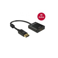 DELOCK Adapter DisplayPort (M) na HDMI (Ž), 4K, crni