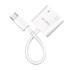 LOGILINK Adapter USB-C na 2x USB-C (PD 60W / audio), siva