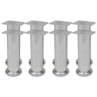 Okrugle noge za kauč 8 kom kromirane 180 mm