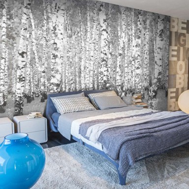 Foto tapeta Birch seclusion 400x309