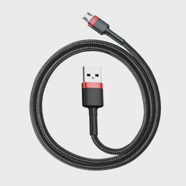 BASEUS Kabel Micro USB Cafule, crveno-crni, 2m, 1.5A