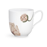 KÄHLER DESIGN Bijela porculanska šalica Hammershøi Poppy, 330 ml