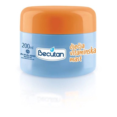BECUTAN Zaštitna krema / vitaminska mast 200 ml 