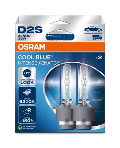 OSRAM Žarulja Xenarc Cool Blue Intense NEXT, do 150% više svjetla, do 45% bjelije, 6200K