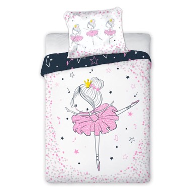 FARO Posteljina Cuddles, 2 djelna, balerina, roza
