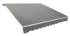 ROJAPLAST Platneni krov P4512, 2,95 x 2 m, tamno siva