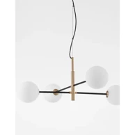 VITRA NOVA LUCE Visilica NL9143304, G9, IP20, zlatna, crna