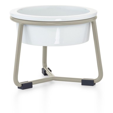 MIACARA Posuda s postoljem Pranzo Greige M, Ø20 cm, porculan