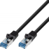 INLINE Mrežni kabel 73801S Cat6a S/FTP, 1 m, crni