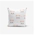MILA HOME Dječji jastuk 43x43 cm – White Pink Cat