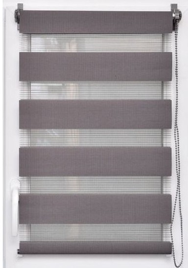 LUANCE Rolo zavjesa, tamno siva, 150x180 cm