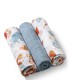 BABYONO Muslin tetra pelene, Safari pastelno plava
