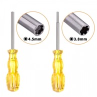 Alat Odvijači za Nintendo konzole i diskete, 3.8 mm i 4.5 mm, za NES, SNES, N64, GBC, GameCube, kompatibilno i sa SEGA, dužina 15.5 cm