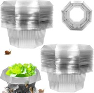 NIKCORP Prstenovi protiv puževa, PET materijal, Ø 24 cm, prozirni, 30 kom