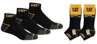 CAT Muške čarape ZCM0509, crne, 43/46, 3 para