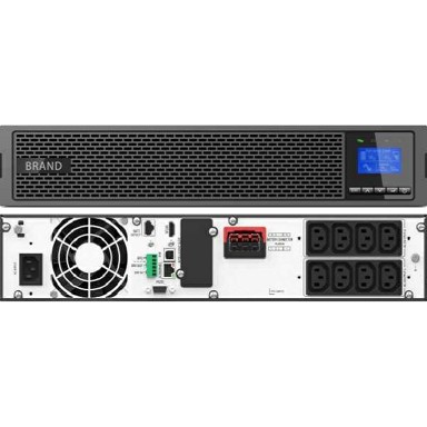 C-LION UPS sustav Innova Unity IoT RT 2KW OnLine Rack, crni