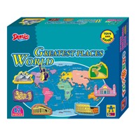 DENIS Puzzle Najveće svjetske znamenitosti, 42 dijela, 84x39.6 cm, 3-10 god.