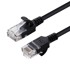 Mrežni spojni kabel, U/UTP, kategorija 6A, tanka izvedba, duljina 3 m, crna