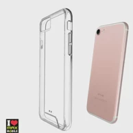 MAXMOBILE Maskica za iPhone 7/8/SE, TPU, otporna na padove, lagana, prozirna