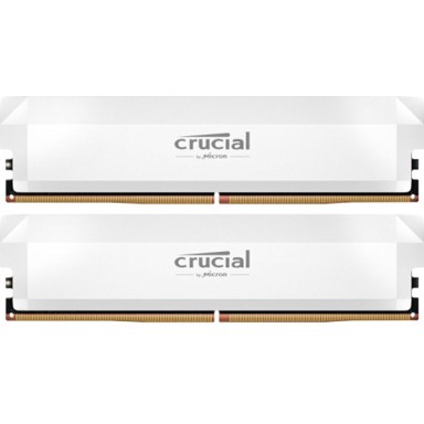 CRUCIAL Radna memorija Pro Overclocking, 32 GB (2x16 GB), DDR5, 6000 MHz, bijela