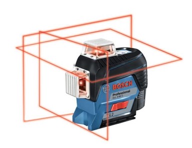BOSCH Linijski laser GLL 3-80 C i laserski prijamnik LR7 u L-Boxx-u