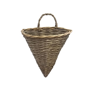 Dekorativna viseća košara 32x32x32cm siva