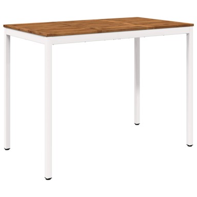 Vrtni barski stol 141 x 80,5 x 105 cm, prirodno-bijeli