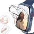 Kućište Ultra Clear Watch Case za Apple Watch Series 10, 46 mm, prozirno