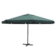 Suncobran, aluminijski, 500 cm, zeleni