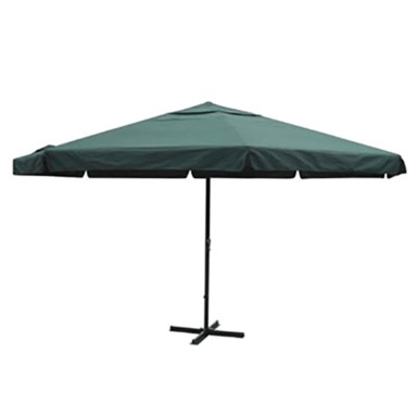 Suncobran, aluminijski, 500 cm, zeleni