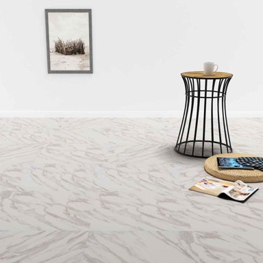 Podne daske, 55 kom, 5,11 m², PVC, crne