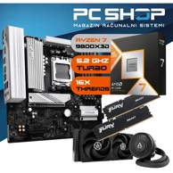 AMD Bundle Ryzen 7 9800X3D / AMD Ryzen 7 9800X3D, ASROCK B850M Pro RS, 32 GB DDR5 6000 MHz, Arctic Liquid Freezer III 240