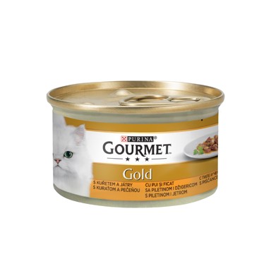 GOURMET GOLD Piletina, srce i jetra 85 g