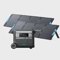 ANKER Solarni set za vikendice 2kWh, F2000 + 2×SOLIX PS400