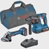 BOSCH Set aku kutne brusilice GWS 18V-7 + aku bušilice čekić GBH 18V-22, 2×4.0Ah, torba