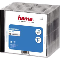 HAMA CD Jewel Case Standard, 1 disk, 10 kom, prozirna