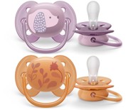 PHILIPS AVENT Utješna silikonska duda Ultra Soft SCF091/18, 6-18m, 2 komada