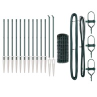 Euro ograda s 13 bodljama 0. 6x25 m, cinkovani čelik, zelena