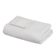 CASA SELECCIÓN Bijeli pamučan ručnik od frotira 50x100 cm Simple