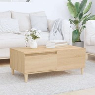 Stolić za kavu 90x50x36 5 cm konstruirano drvo - sonoma hrast
