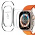 ERBORD Kaljeno staklo s okvirom za montažu za Apple Watch Ultra 1/2/3 49 mm, 2 kom.