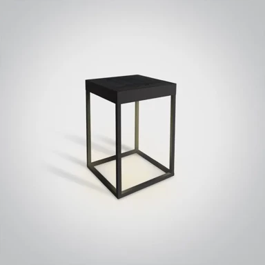 ONE LIGHT Solarna led svjetiljka 2,2w/150lm/3000k/noćni sezor/dimmer crna ip65 dm67520/b/w