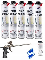 POLYNOR EKO PUR pjena u spreju za izolaciju potkrovlja i garaže, 750 g, set