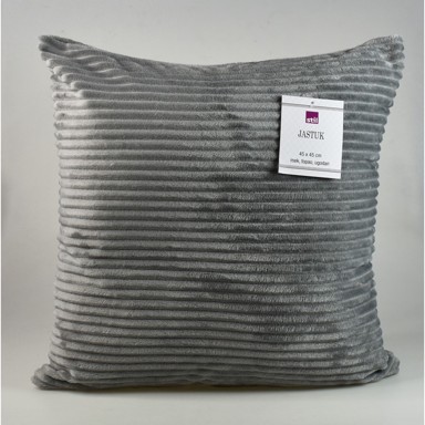 STIL Jastuk Rib sivi 45x45 cm