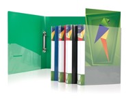 Mapa s 2 ringa Forpus Eco A4 tamno plava