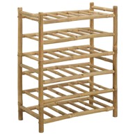 Stalak za vino bambus 57 x 29,5 x 72 cm, prirodni