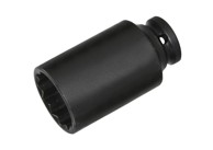 SW-STAHL Nasadni ključ za vijke osovine VW Golf 6, Passat 35 1/2″, udarni, 24mm, 12-kutni, extra dugi 78mm, 10189L