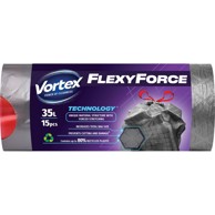 VORTEX Vrećice za smeće Flexy Force Čelična 35L/15kom